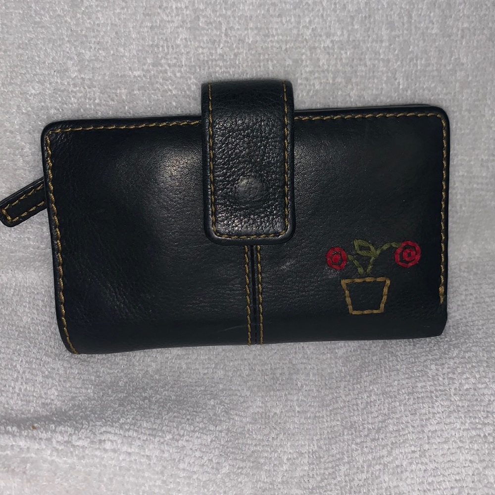 Genuine Leather black wallet